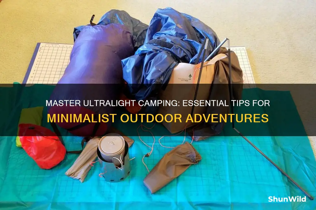 how to ultralight camp