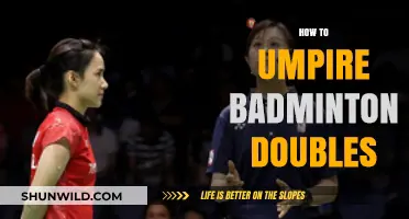 Umpiring Badminton Doubles: A Quick Guide