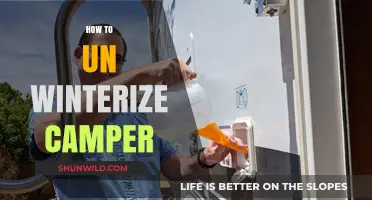 Spring Prep: Un-Winterizing Your Camper for the Camping Season
