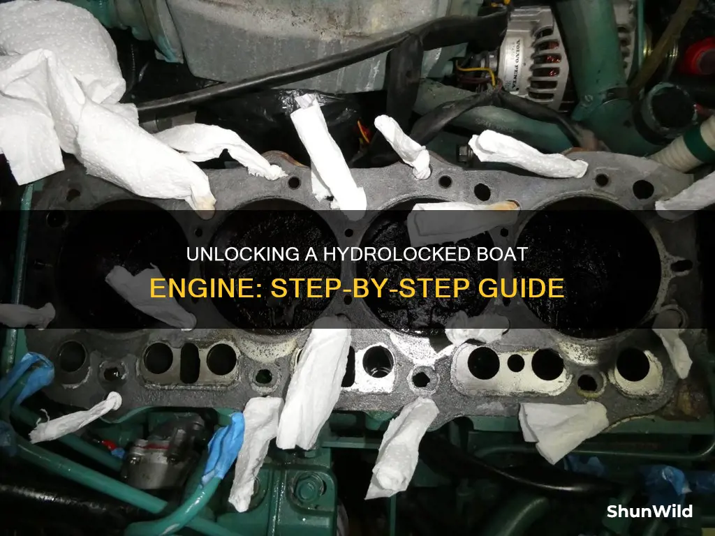 how to unlock a hydrolocked boat engine