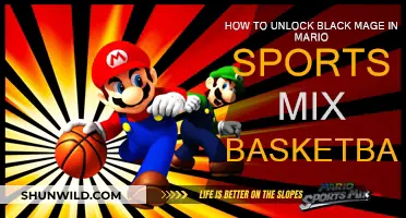Unlocking Black Mage in Mario Sports Mix Basketball