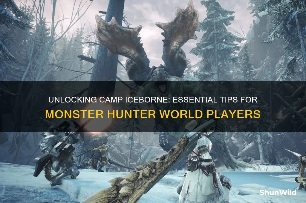 how to unlock camp iceborne