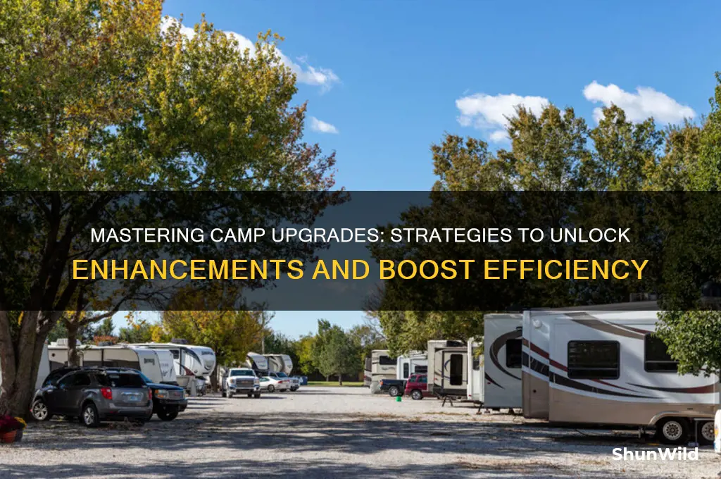 how to unlock camp upgrades