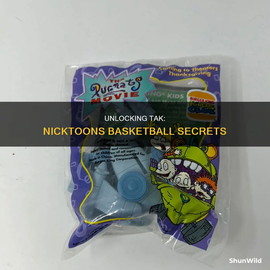 how to unlock tak in nicktoons basketball