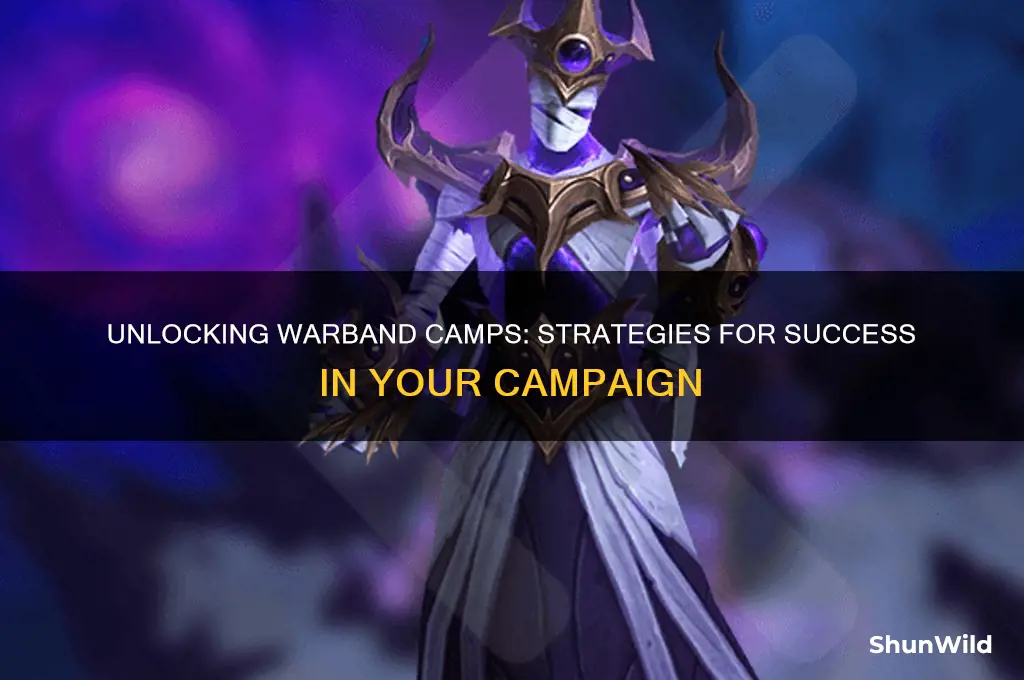 how to unlock warband camp