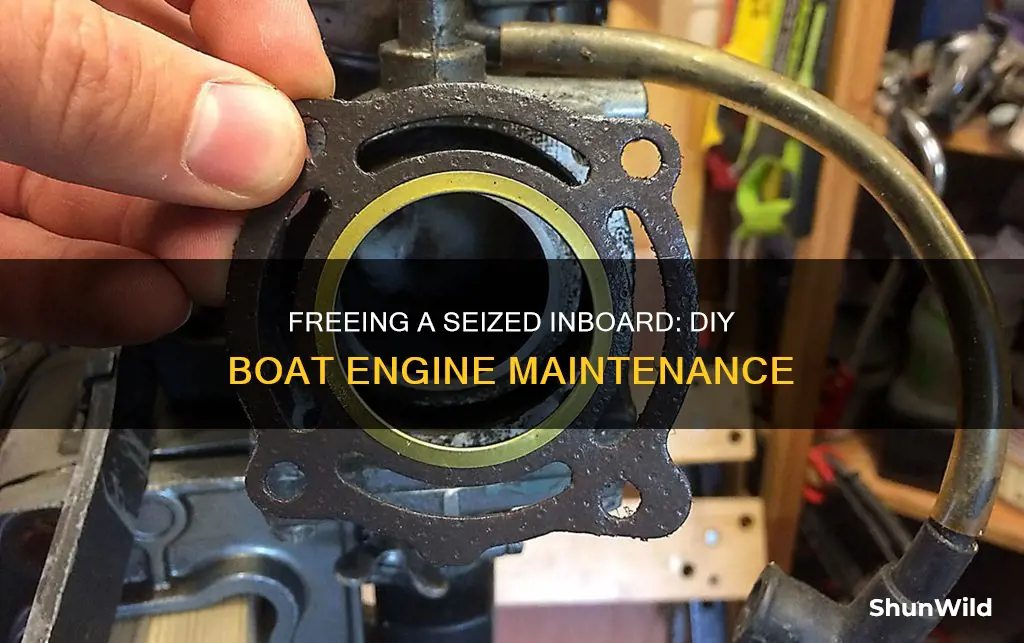 how to unseize a inboard boat engine