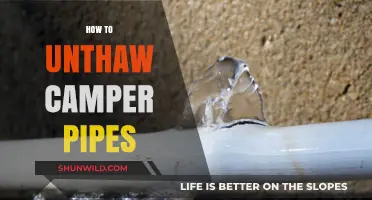 Quick Guide to Safely Unthawing Frozen Camper Pipes in Winter