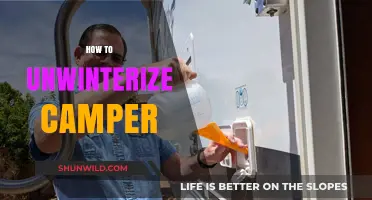 Spring Prep: Unwinterizing Your Camper for the Camping Season