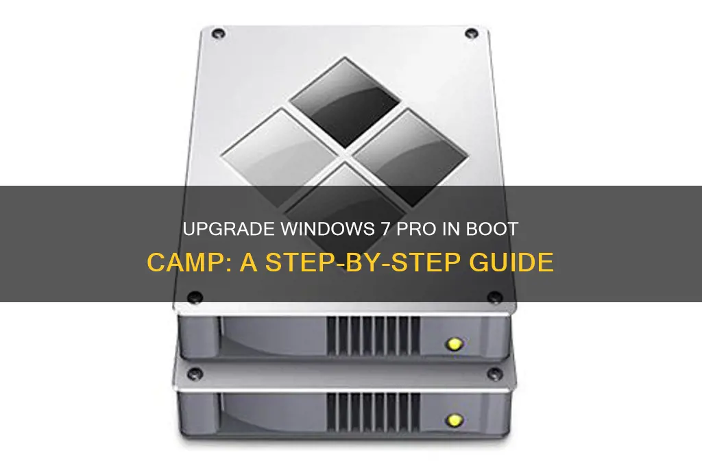 how to upgrade windows 7 pro in boot camp