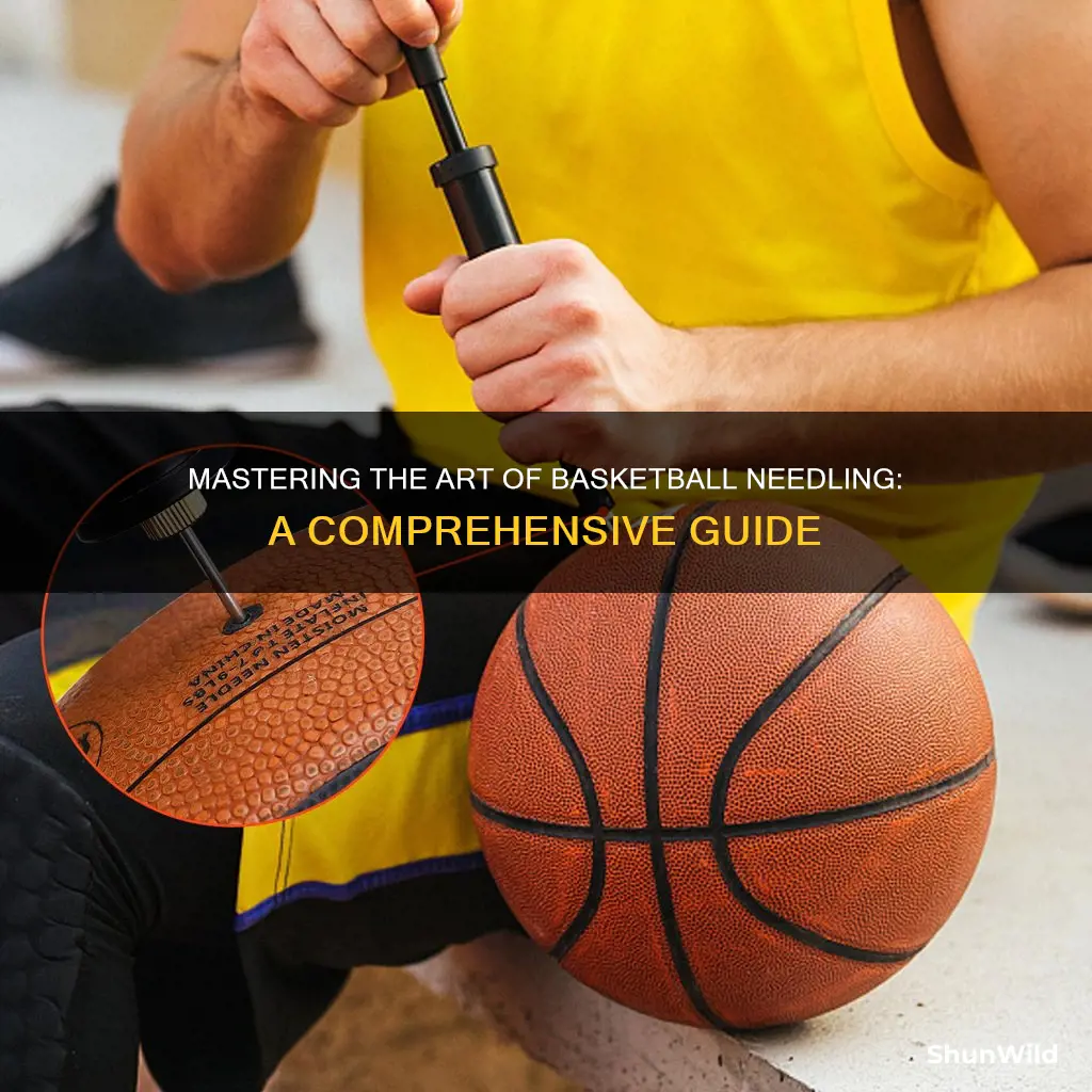 how to use a basketball needle