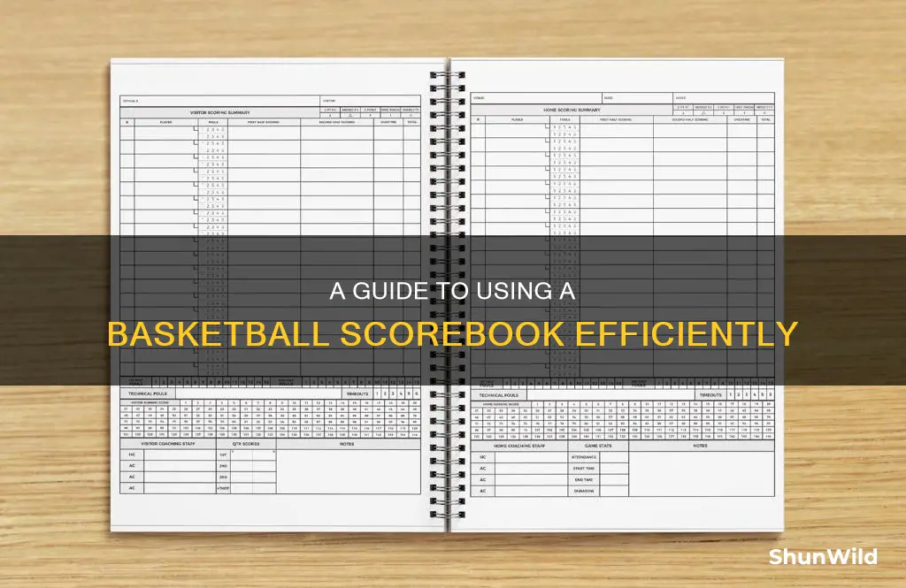 how to use a basketball scorebook