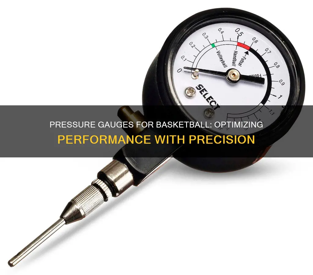 how to use a pressure gauge for basketball