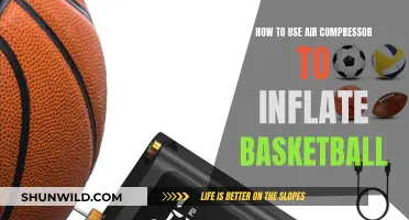 Using an Air Compressor to Inflate Your Basketball