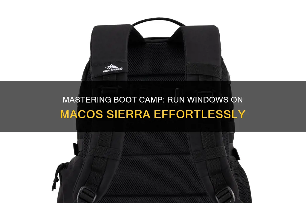 how to use apple boot camp on sierra