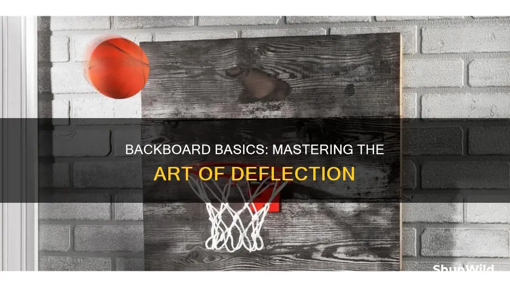 how to use backboard in basketball