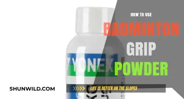 Enhance Your Badminton Grip: Powder Techniques