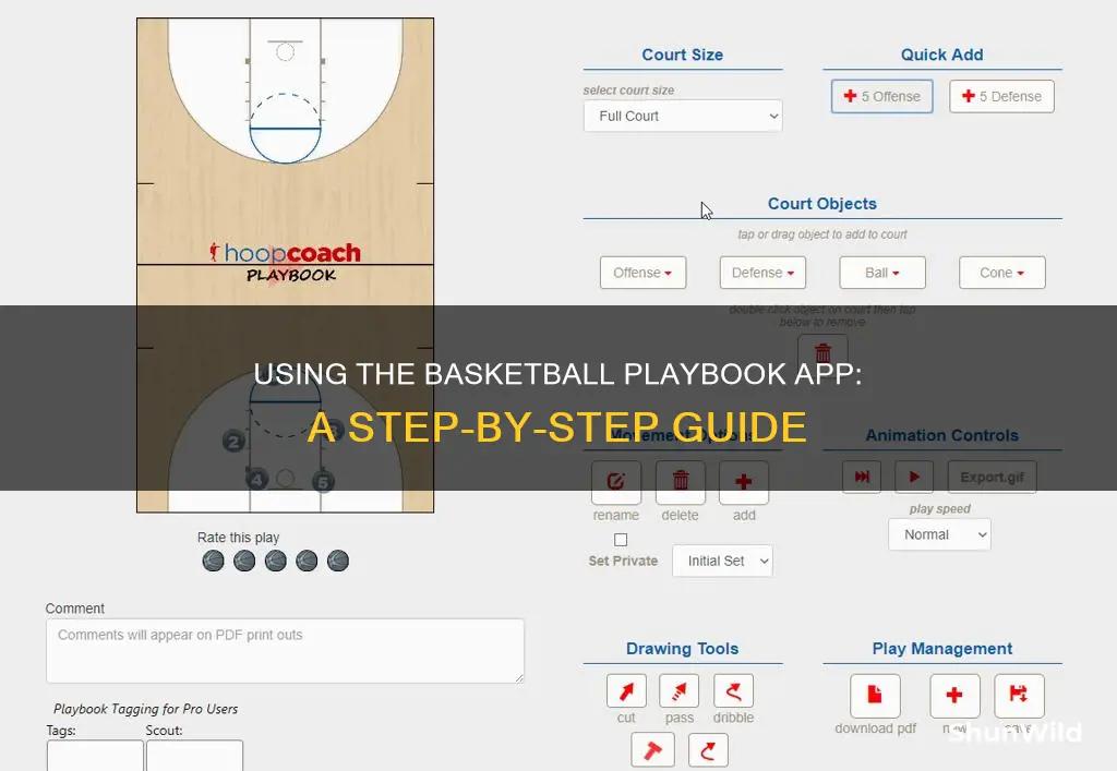 how to use basketball playbook app