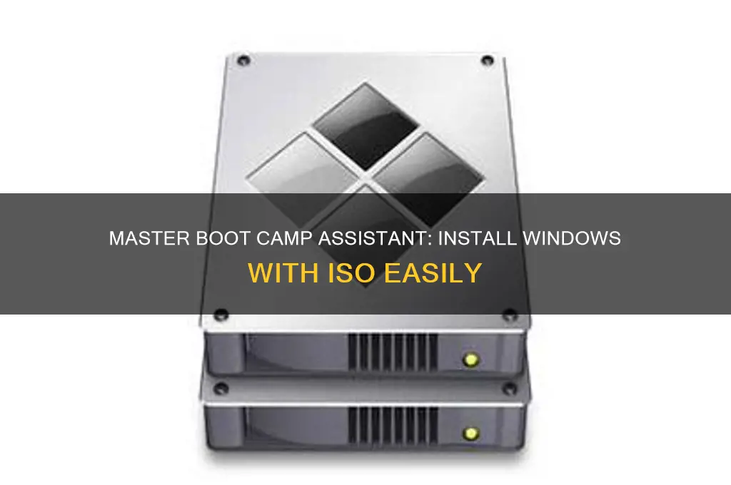 how to use boot camp assistant with iso