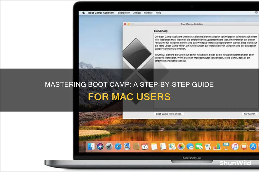 how to use boot camp on mac