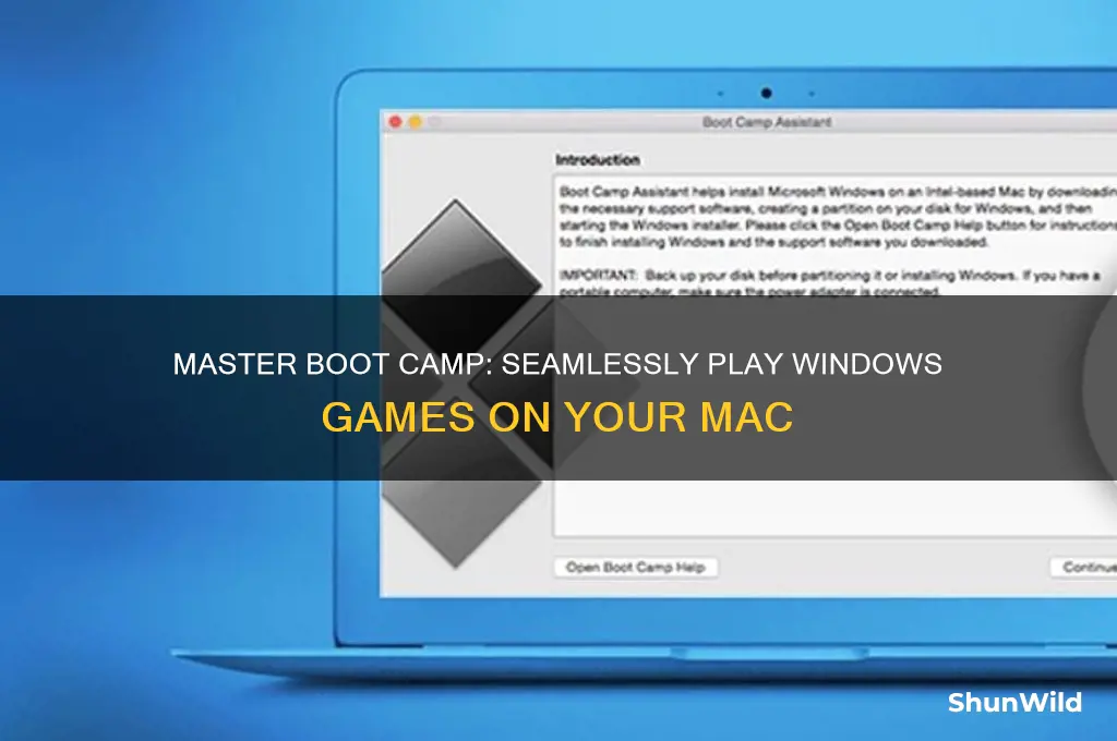 how to use boot camp to play windows games