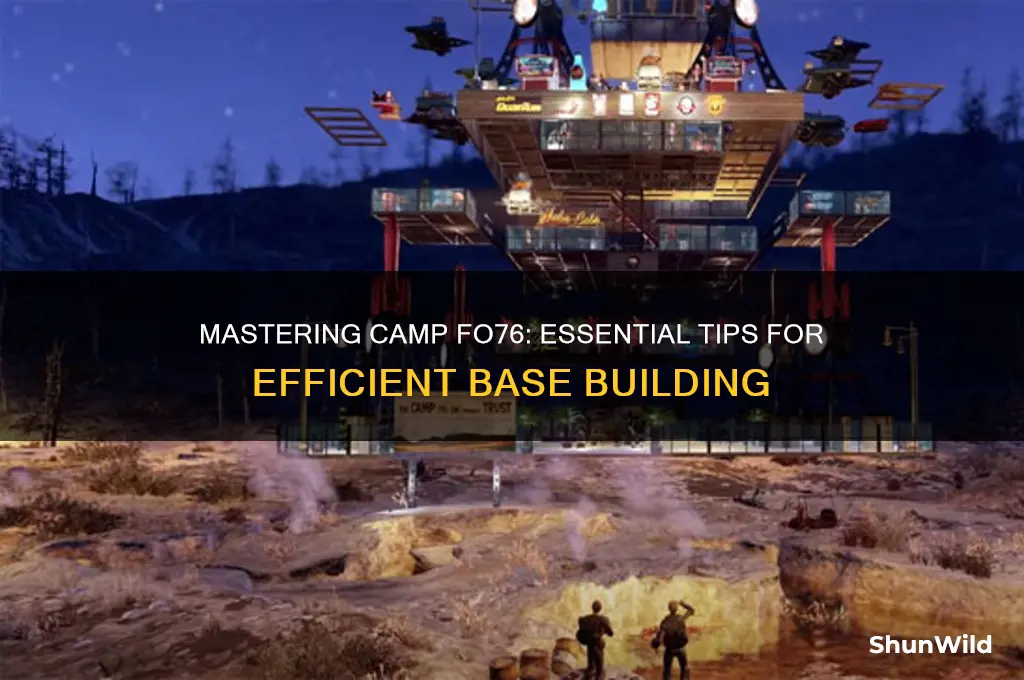 how to use camp fo76