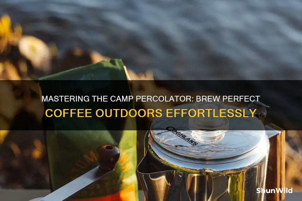 how to use camp percolator