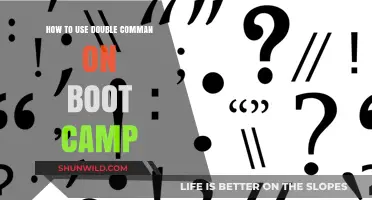 Mastering Boot Camp: Effective Double Comma Usage for Seamless Integration