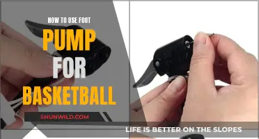 Inflating Basketballs: Using a Foot Pump Efficiently