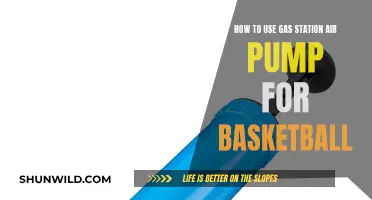 Using Gas Station Air Pumps to Inflate Basketballs