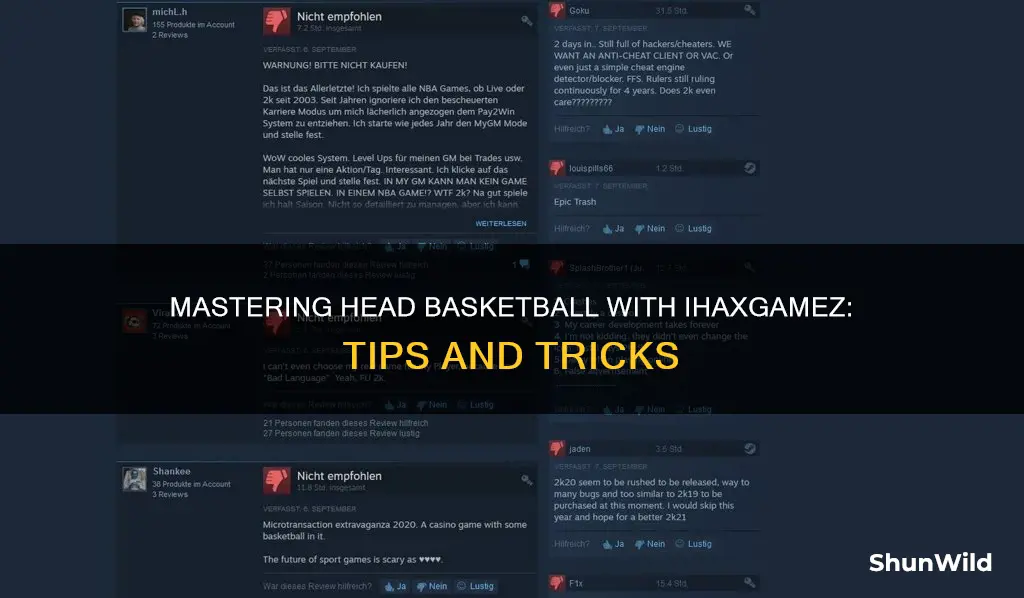how to use ihaxgamez head basketball