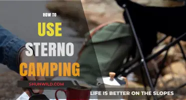 Mastering Sterno Camping: Tips for Safe and Efficient Outdoor Cooking
