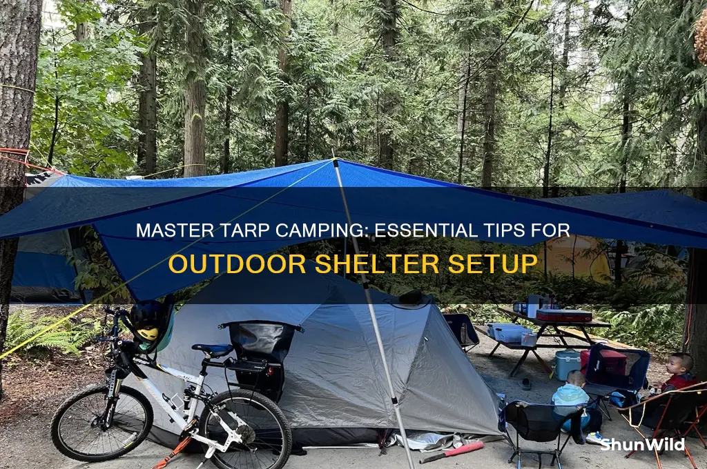 how to use tarp camping