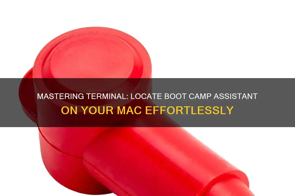 how to use the terminal to find boot camp assistant