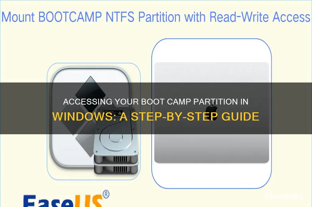 how to view boot camp partition in windows