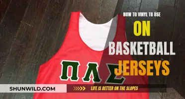 The Perfect Basketball Jersey: Using Vinyl to Customize