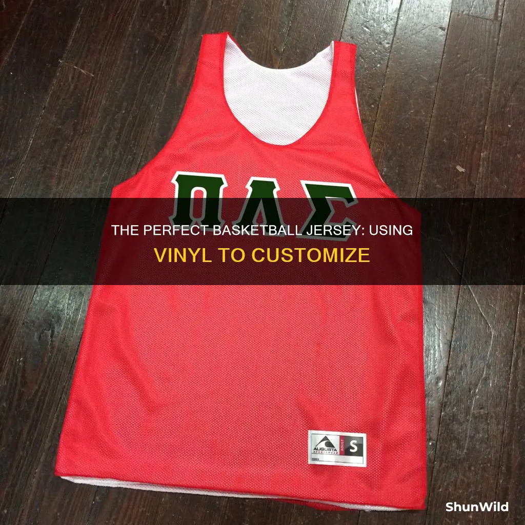 how to vinyl to use on basketball jerseys