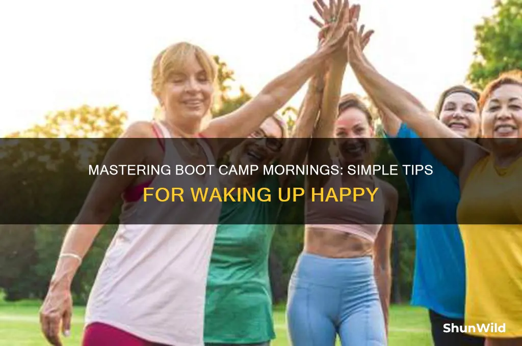 how to wake up happy in boot camp