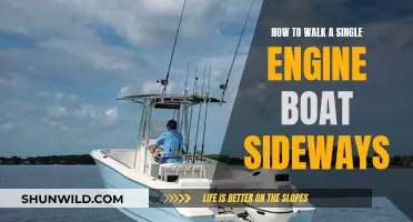 Mastering the Art of Single-Engine Boat Sideways Walking