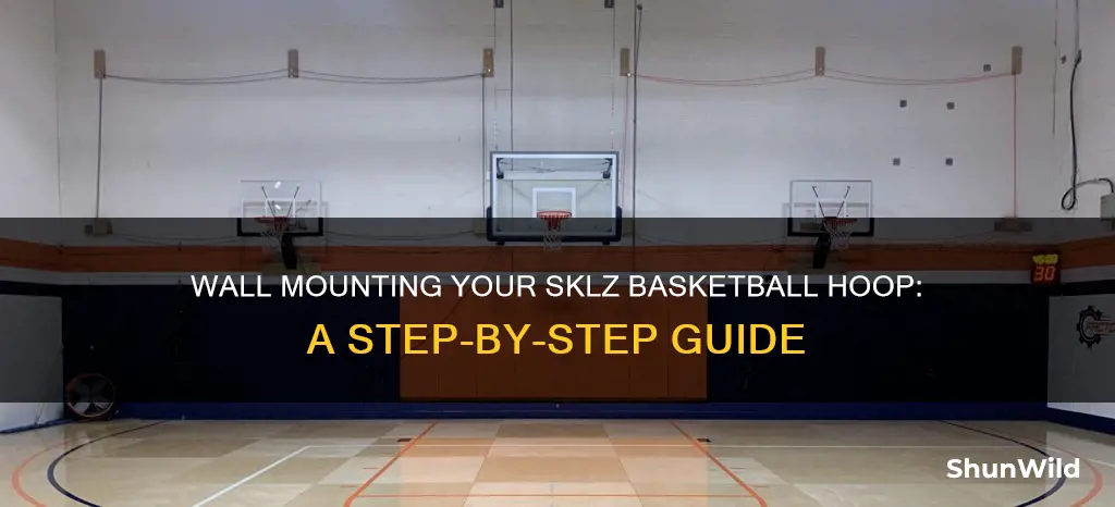 how to wall mount skillz basketball