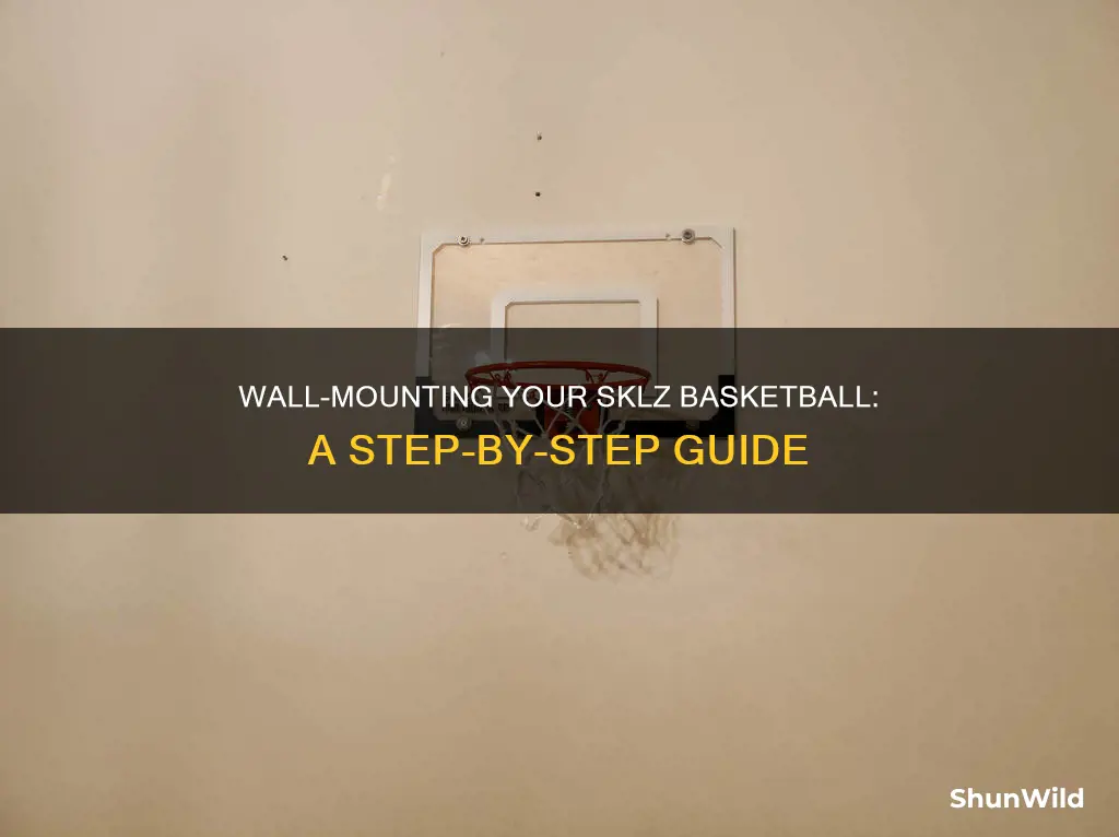 how to wall mount sklz basketball