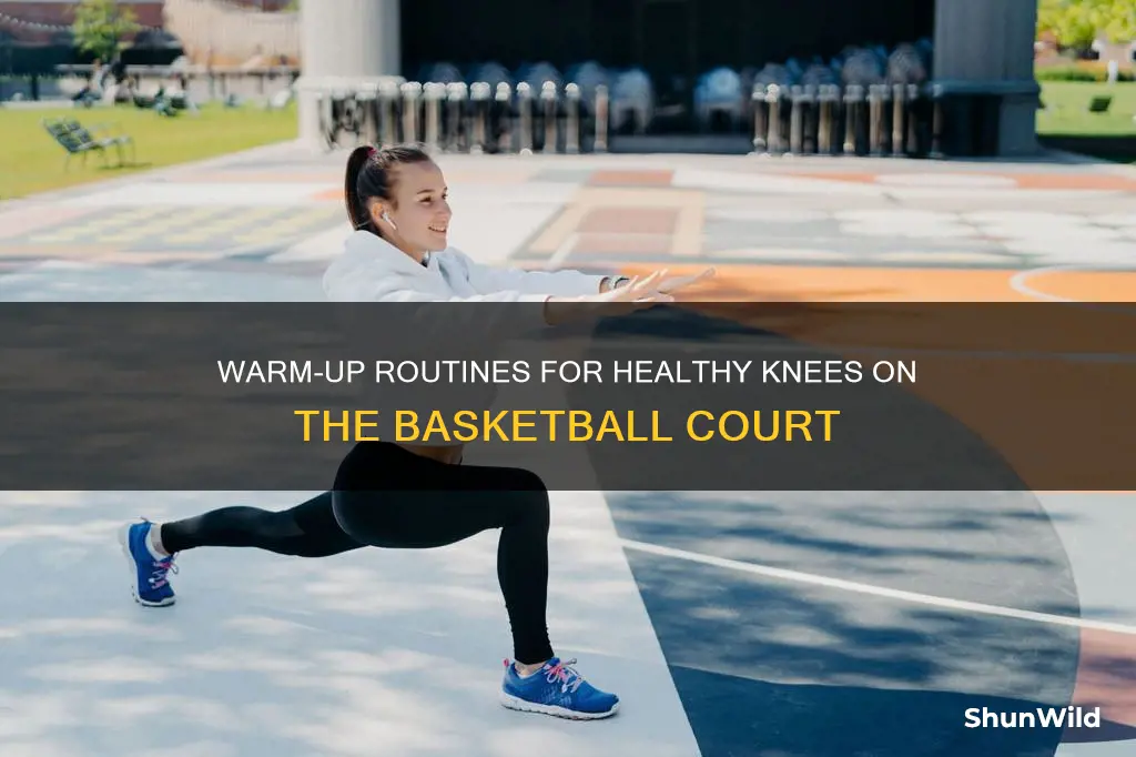 how to warm up knees before basketball