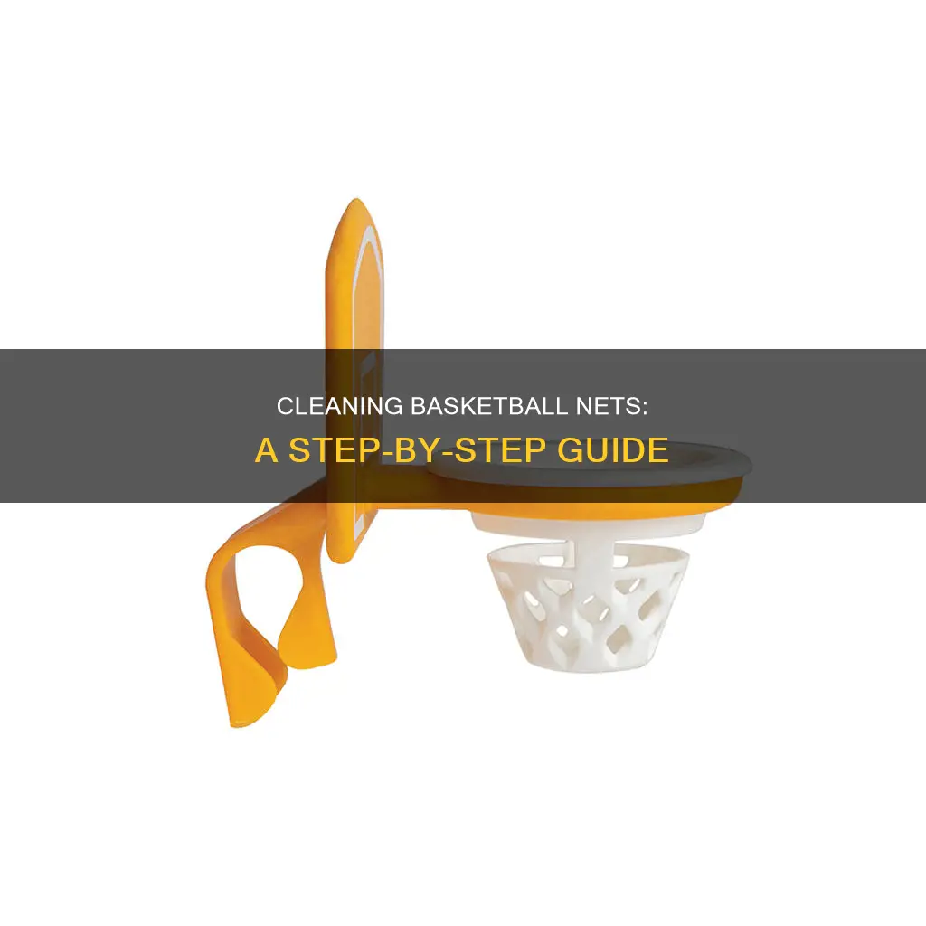 how to wash a basketball net