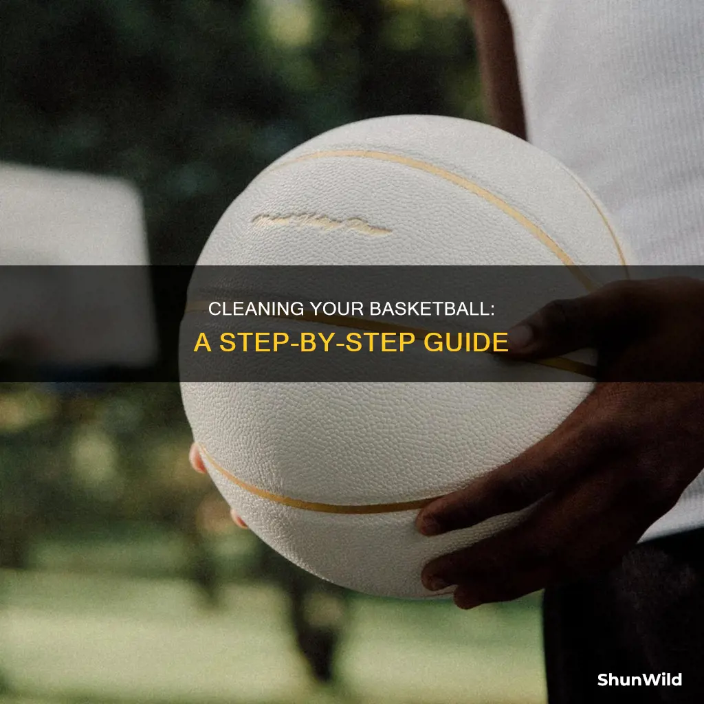 how to wash a leather basketball