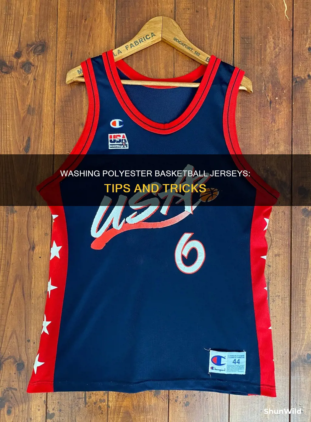 how to wash a polyester basketball jersey