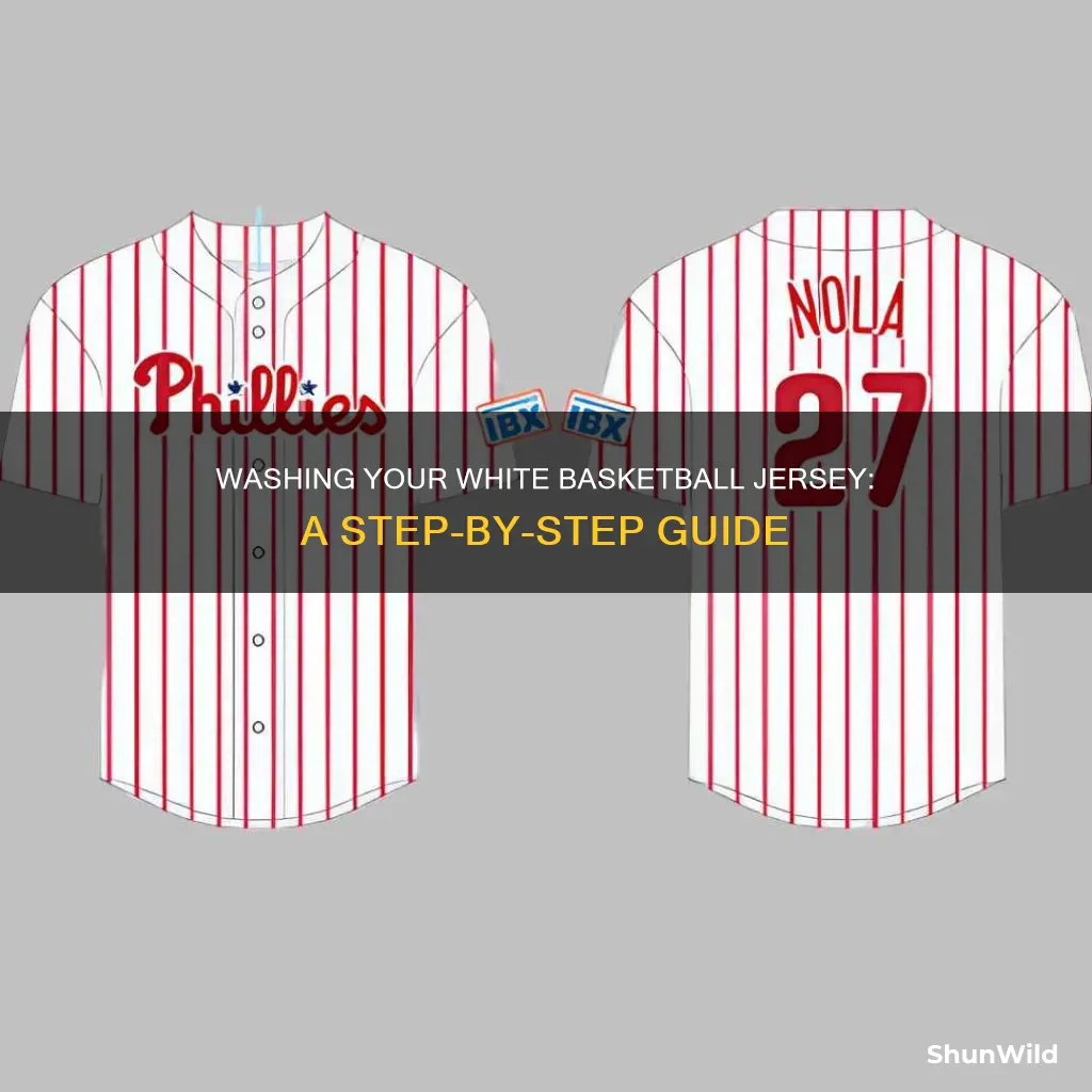how to wash a white basketball jersey