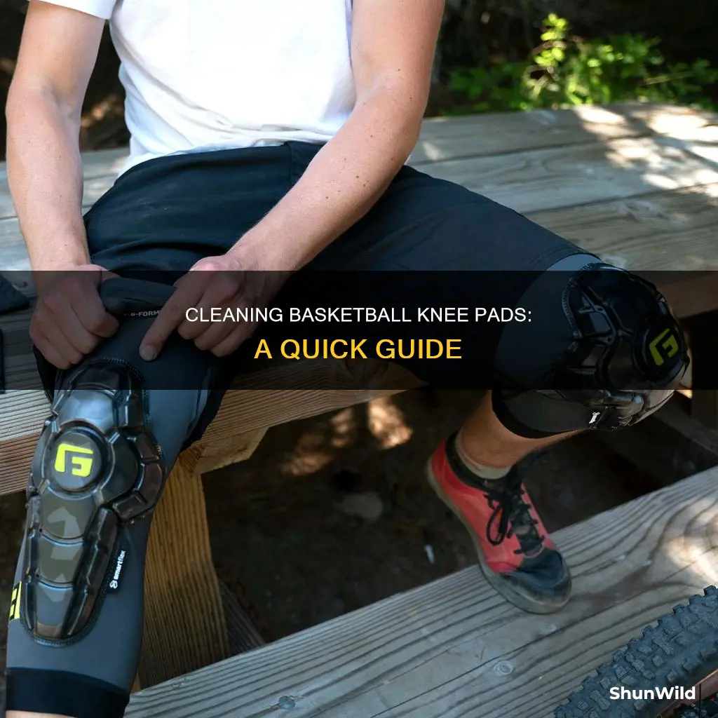 how to wash basketball knee pads
