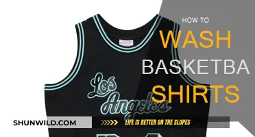Washing Basketball Shirts: Tips and Tricks