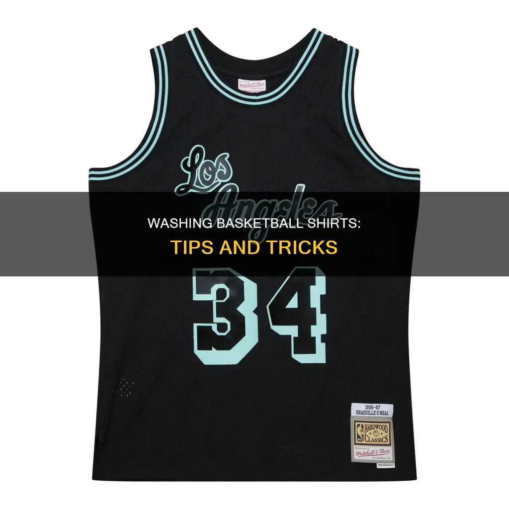 how to wash basketball shirts