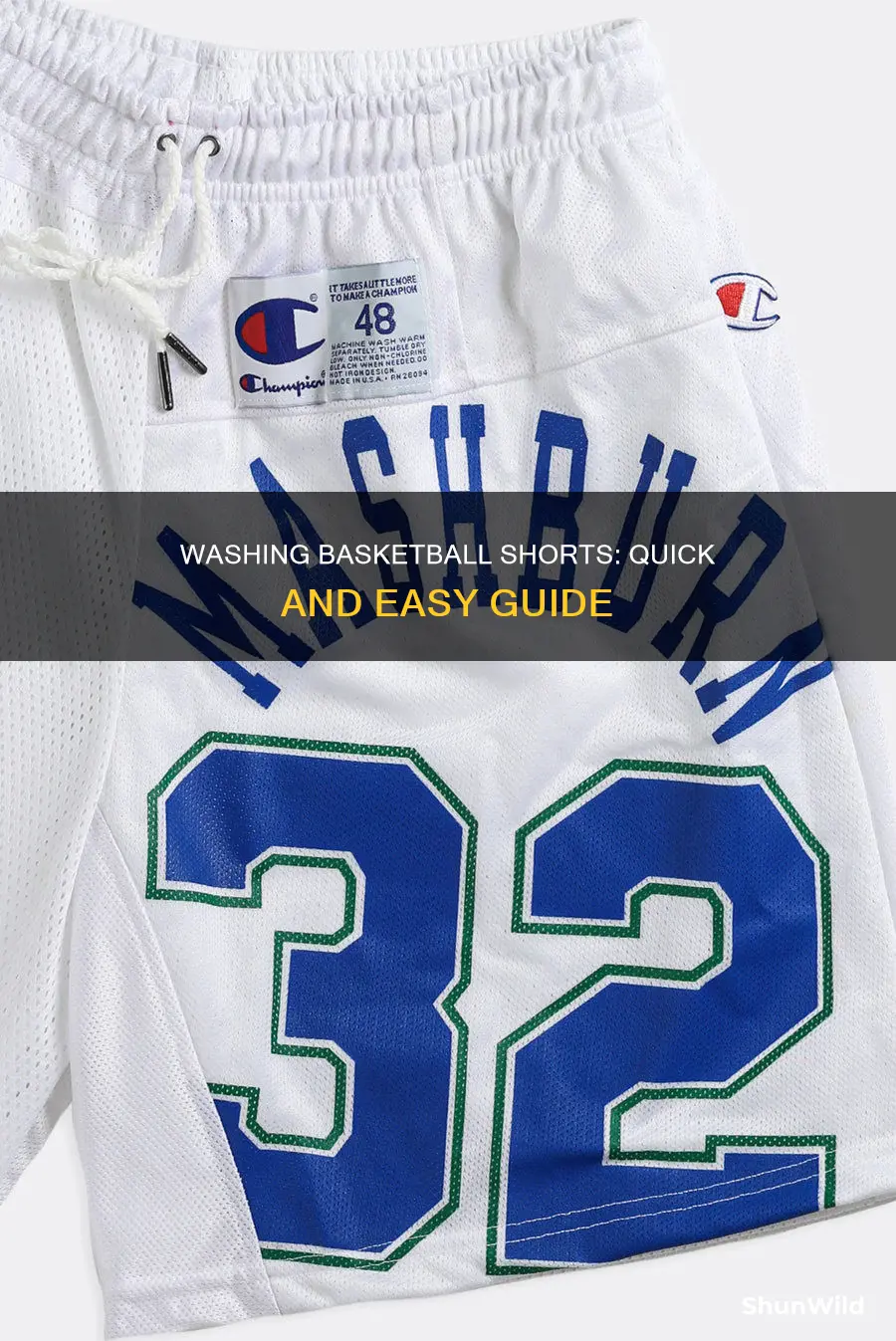 how to wash basketball shorts