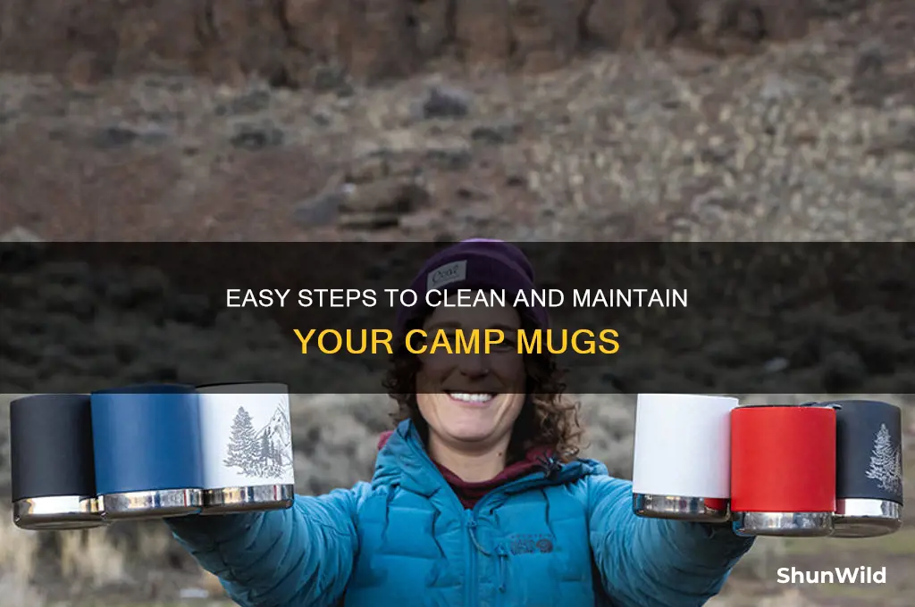 how to wash camp mugs